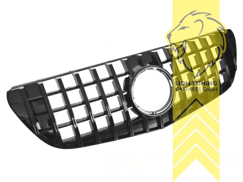 Original Mercedes Emblem wird übernommen, schwarz glänzend, ABS Kunststoff, Eintragungsfrei / als Ersatzteil verwendbar