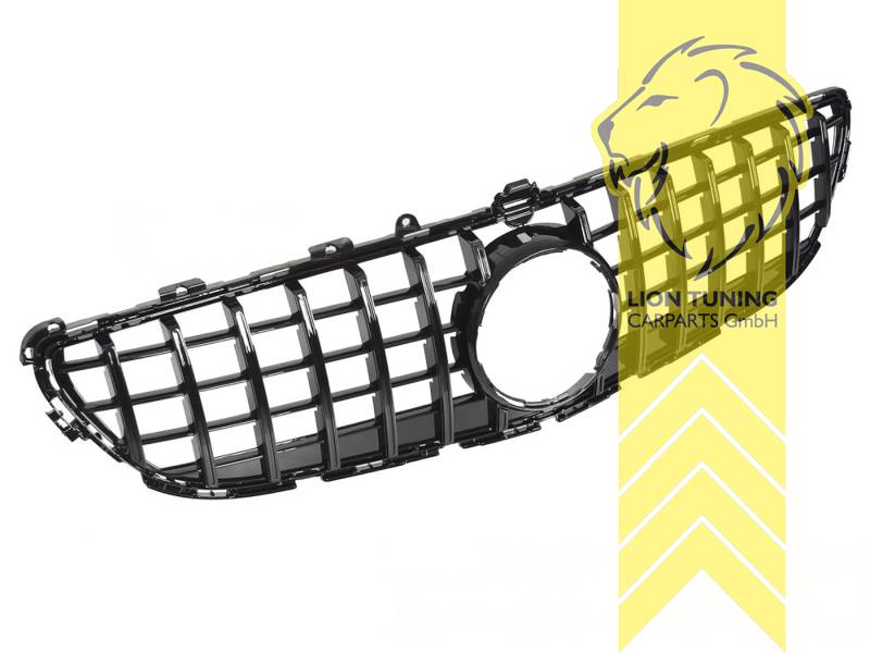 Original Mercedes Emblem wird übernommen, schwarz glänzend, ABS Kunststoff, Eintragungsfrei / als Ersatzteil verwendbar