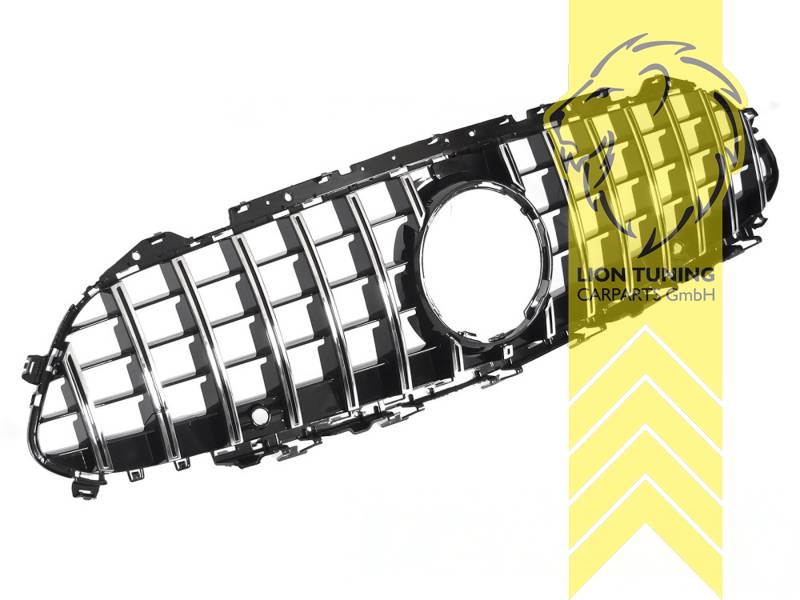 Original Mercedes Emblem wird übernommen, schwarz glänzend, chrom, ABS Kunststoff, Eintragungsfrei / als Ersatzteil verwendbar