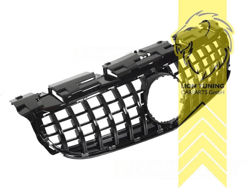 Original Mercedes Emblem wird übernommen, schwarz glänzend, ABS Kunststoff, Eintragungsfrei / als Ersatzteil verwendbar