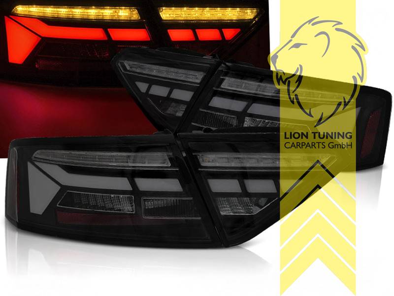 LED, schwarz, smoke, nur für Fahrzeuge mit werksseitig verbauten HALOGEN Rückleuchten, Eintragungsfrei / mit E-Prüfzeichen