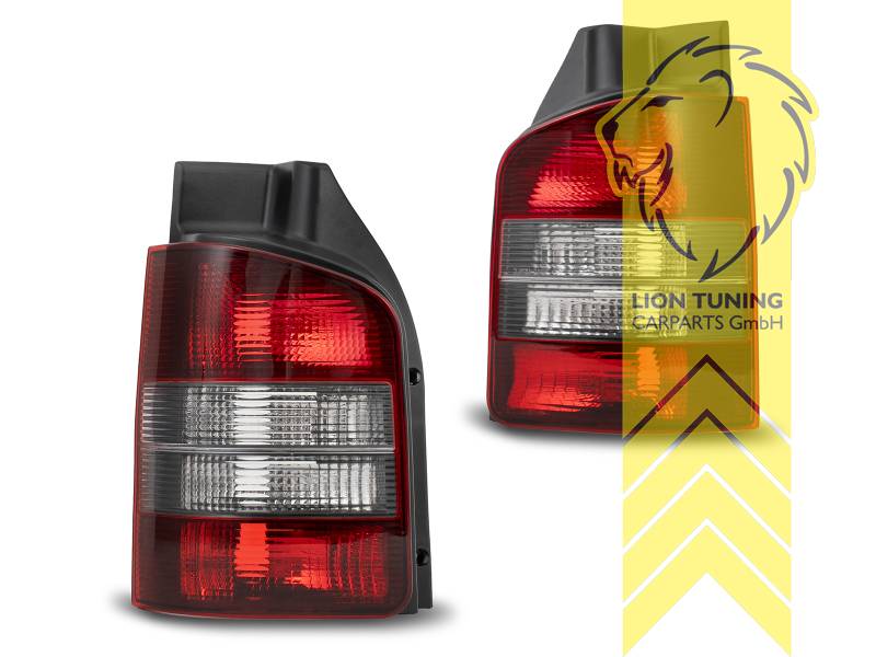 für Fahrzeuge mit Hecktüren, Halogen, rot, schwarz, Blinkerbirnen BAU15S, Eintragungsfrei / mit E-Prüfzeichen