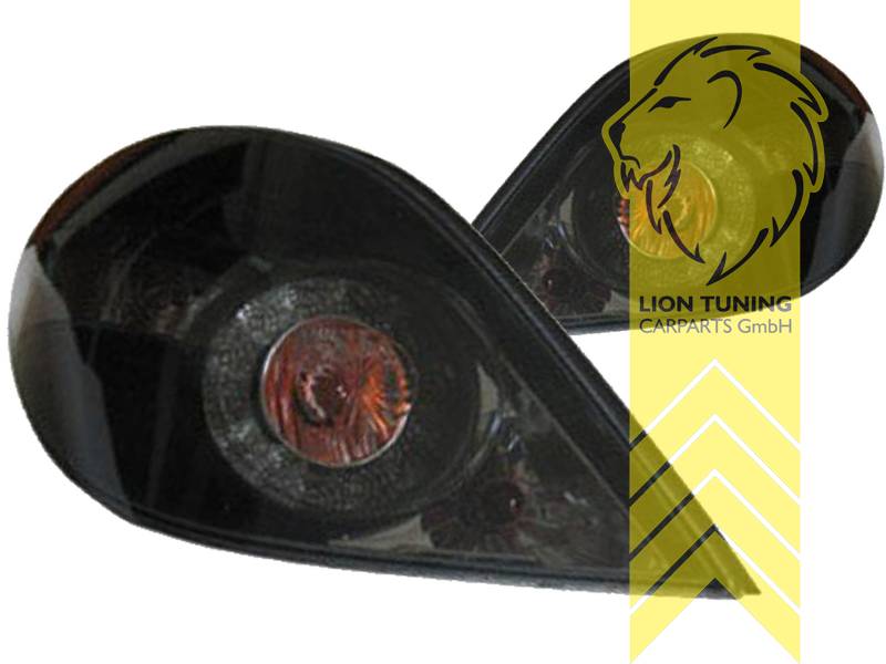 LED, schwarz, smoke, Blinkerbirnen BAU15S, Eintragungsfrei / mit E-Prüfzeichen