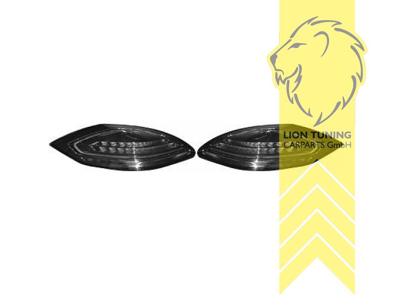 dynamischer LED Blinker, LED, schwarz, smoke, Eintragungsfrei / mit E-Prüfzeichen