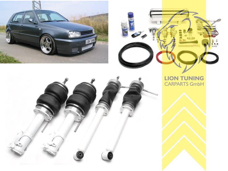 11,5L Tank chrom / ViAir Kompressor chrom, fest, weiss, nicht für Syncro, nicht passend für Syncro / Variant, Stahl verzinkt, Eintragungspflichtig / Teilegutachten wird nach Kauf spezifisch ausgestellt
