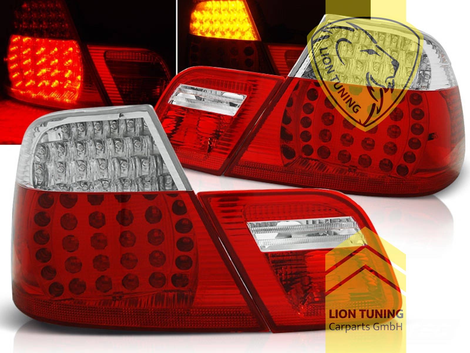 LED, rot, weiss, chrom, Blinkerbirnen BAU15S, Eintragungsfrei / mit E-Prüfzeichen