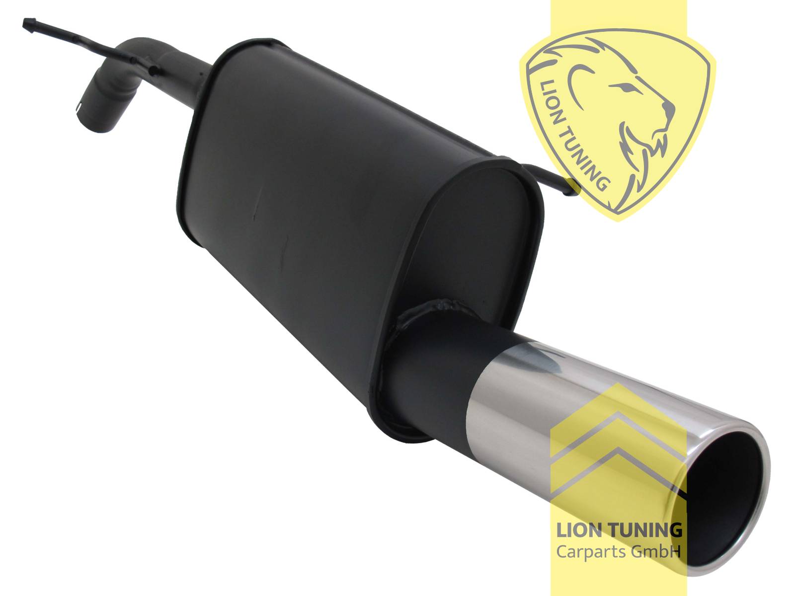 1 x 90mm, Endrohr single, 90mm, Rund, nicht für CC und SW, Metall / Stahl, 1.4 / 1.4 16V / 1.6 16V / 1.4 HDI / 1.6 HDI, Eintragungsfrei / mit ABE