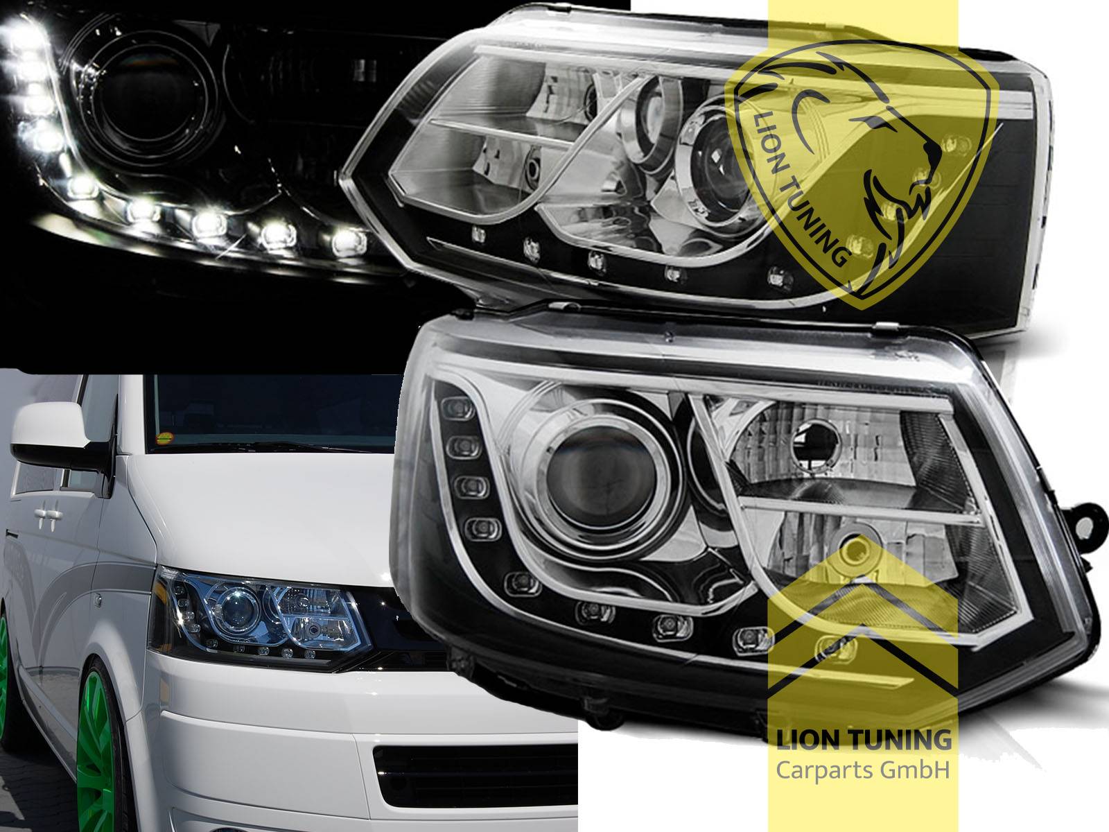 Halogen, schwarz, Abblendlicht und Fernlicht in einer Linse H7, Blinkerbirnen BAU15S, elektrisch verstellbar - Stellmotor integriert, Eintragungsfrei / mit E-Prüfzeichen, Eintragungsfrei / mit R87 Zulassung als Tagfahrlicht