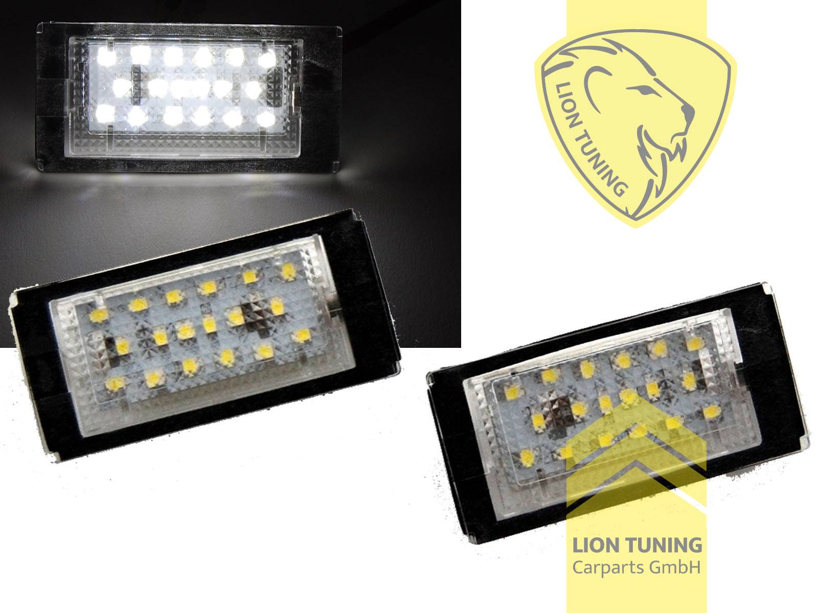 LED, weiss, Eintragungsfrei / mit E-Prüfzeichen