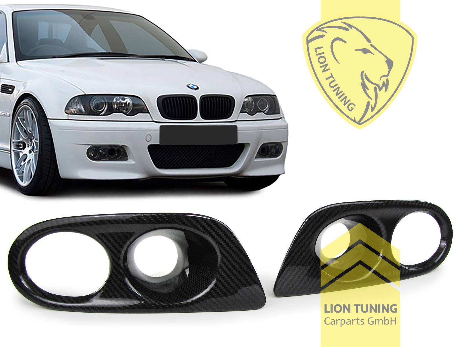 Nur für Original M3 und unsere Artikelnummer 248, Carbon, Eintragungsfrei / als Ersatzteil verwendbar