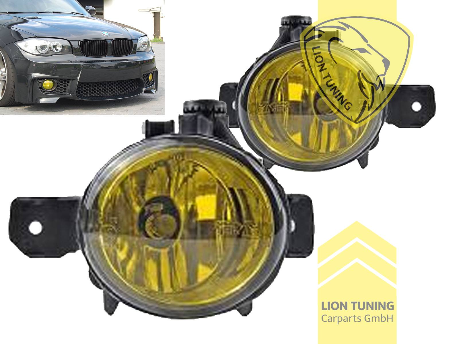 Halogen, gelb, E81 E87 bis Bj 12/06 nur für Serienfront - ab 01/07 nur M-Front, E82 E88 Bj 10/2007 -(rund nur für M-Front), X1 E84 Bj 10/2009 -(nur Aerodynamik-Front), passend für unsere Artikelnummer: 7972, 7973, H11, Eintragungsfrei / mit E-Prüfzeichen