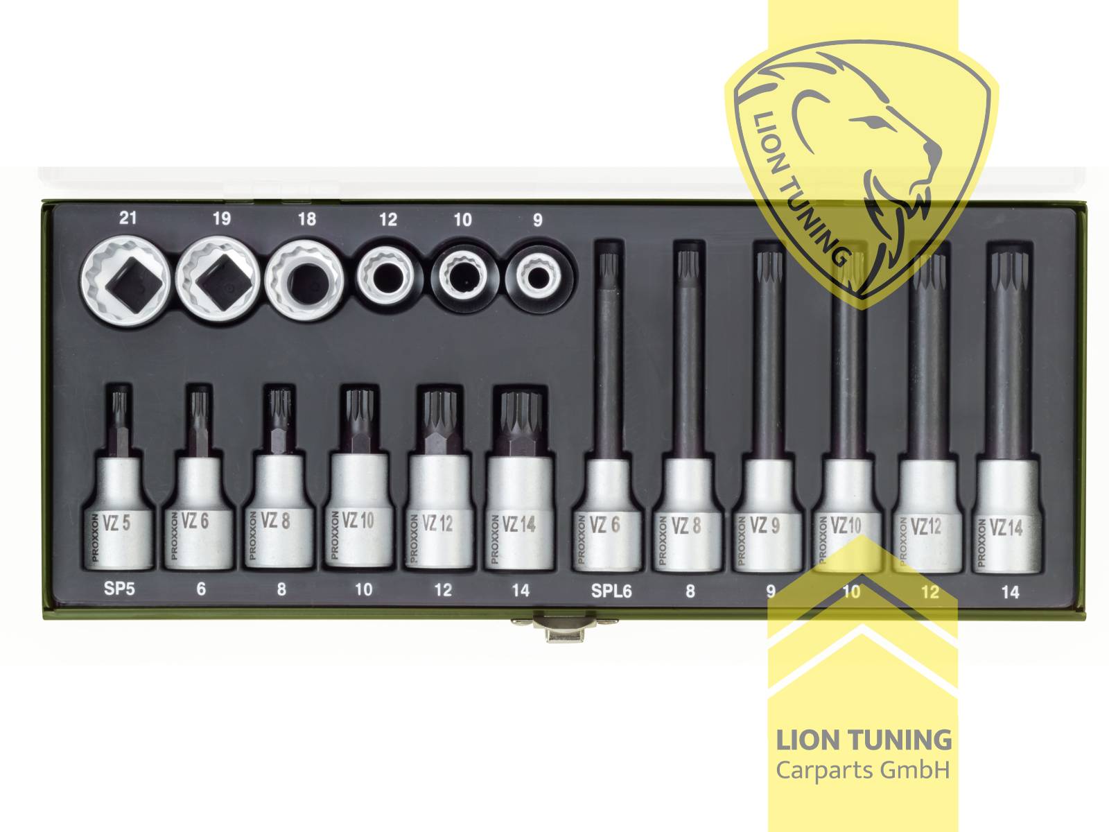 für 1/2 Zoll Vierkantantrieb (12,5 mm), silber, 1/2 Zoll, Proxxon, Chrom-Vanadium-Stahl