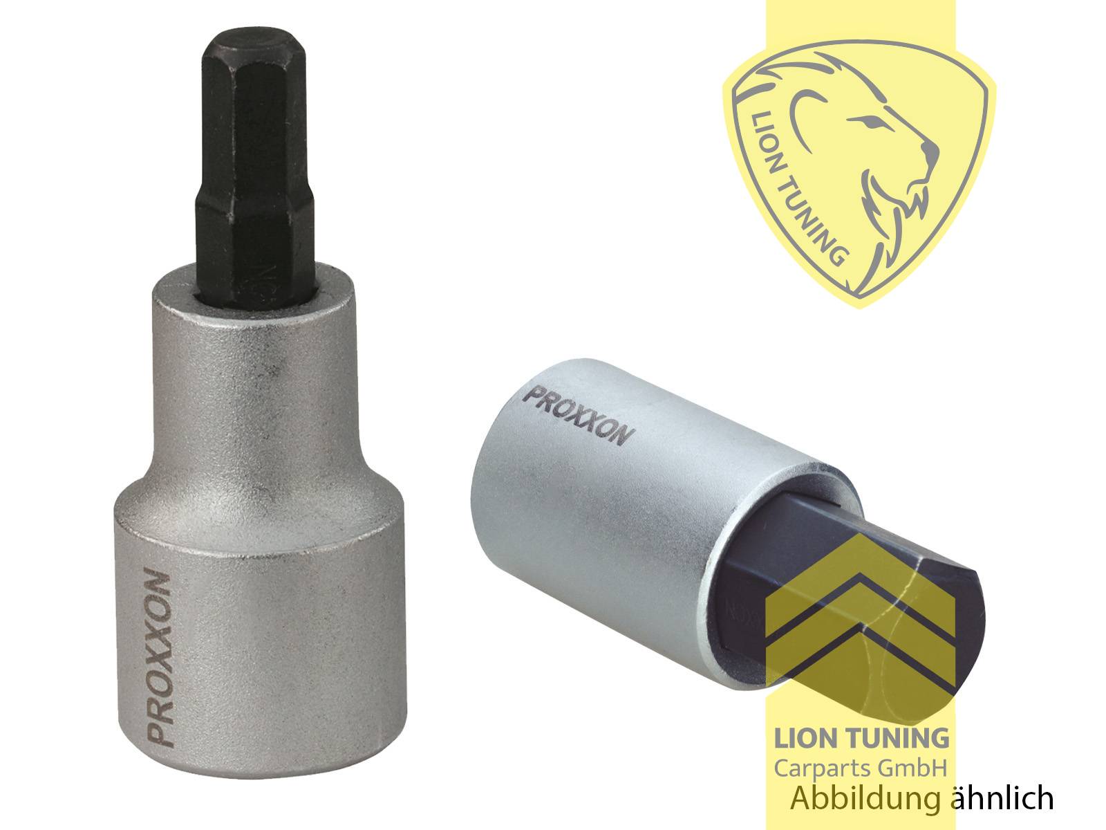 für 1/2 Zoll Vierkantantrieb (12,5 mm), HX 17, Chrom-Vanadium-Stahl, 55 mm