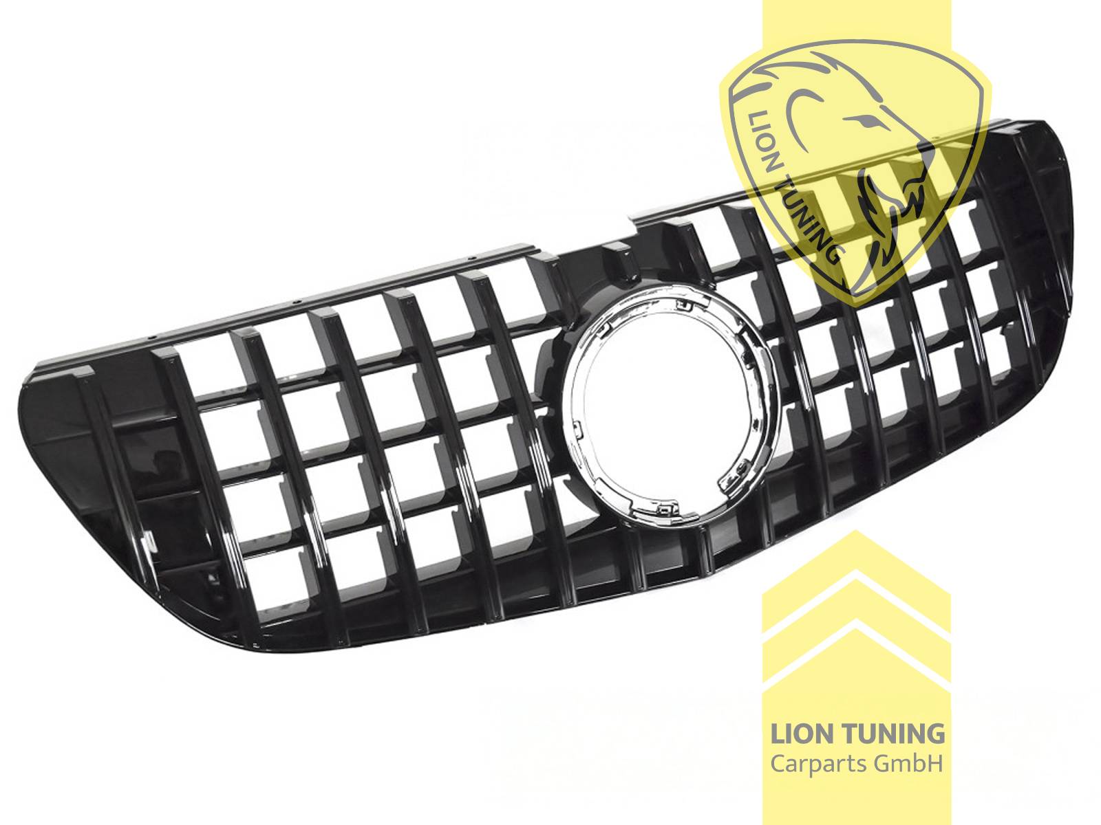 Original Mercedes Emblem wird übernommen, schwarz glänzend, ABS Kunststoff, Eintragungsfrei / als Ersatzteil verwendbar