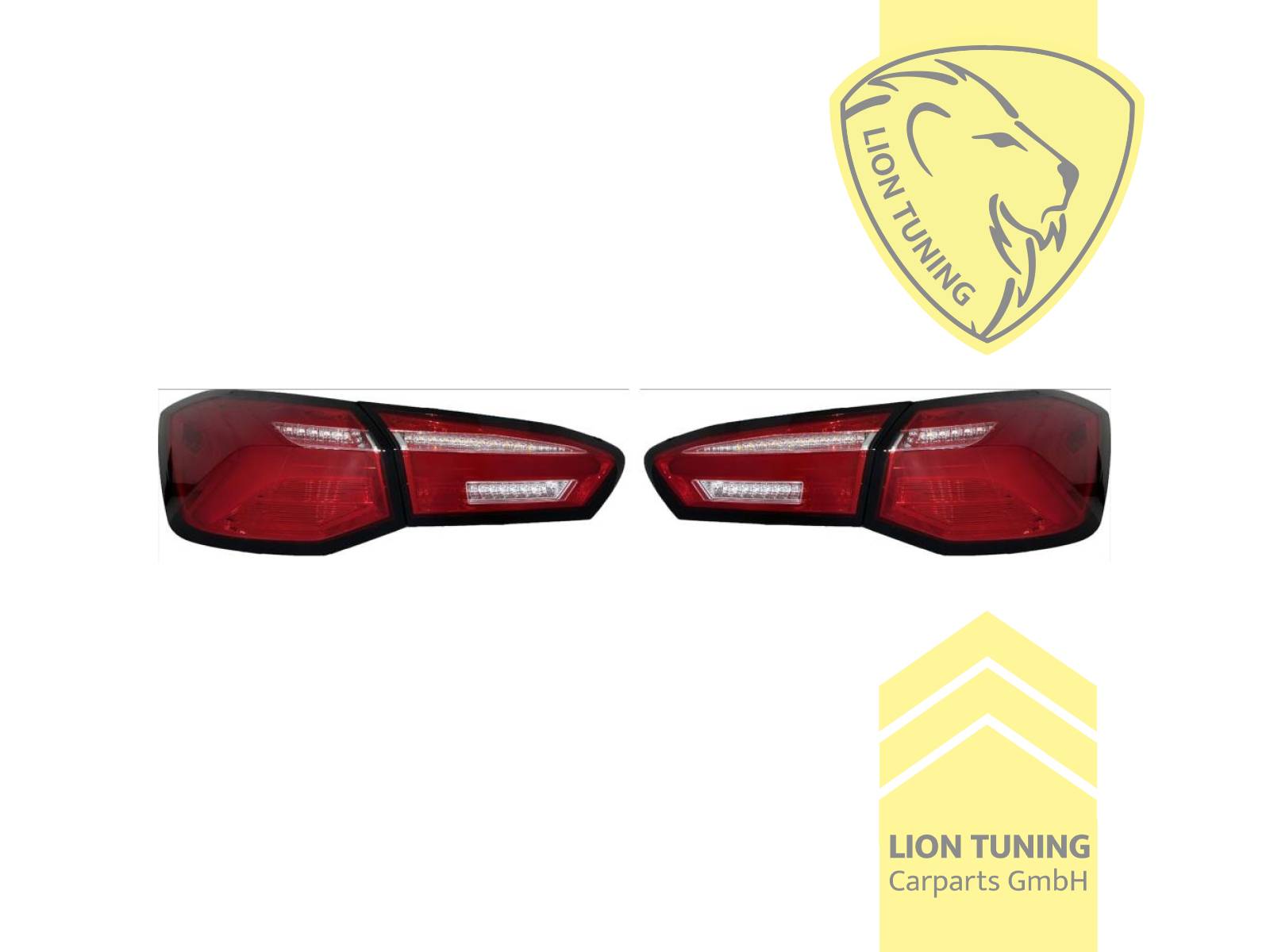 dynamischer LED Blinker, LED, rot, smoke, Eintragungsfrei / mit E-Prüfzeichen