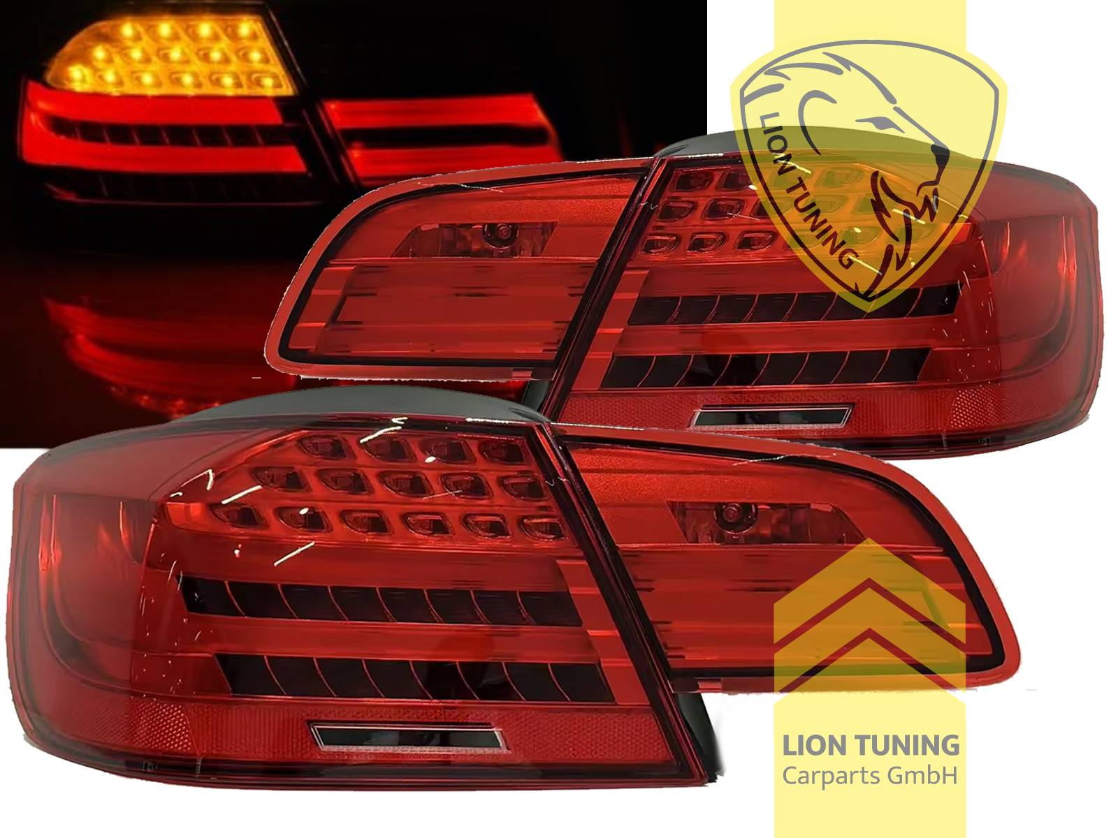 LED, rot, weiss, chrom, Eintragungsfrei / mit E-Prüfzeichen