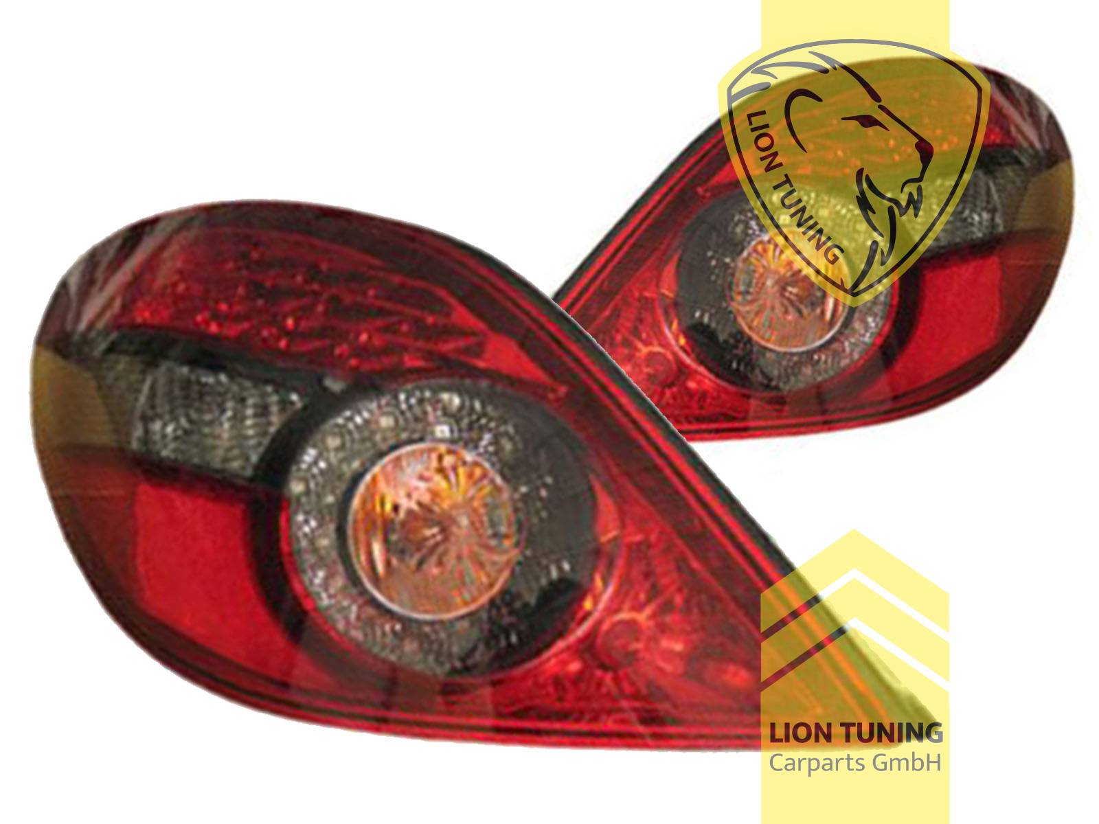 LED, schwarz, rot, Blinkerbirnen BAU15S, Eintragungsfrei / mit E-Prüfzeichen