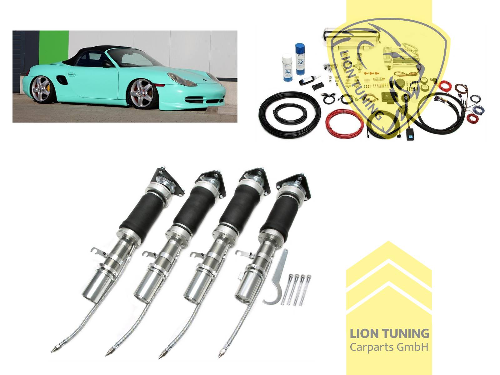 11,5L Tank chrom / TA Technix Kompressor (444C) chrom, fest, weiss, Stahl verzinkt, Eintragungspflichtig / Teilegutachten wird nach Kauf spezifisch ausgestellt