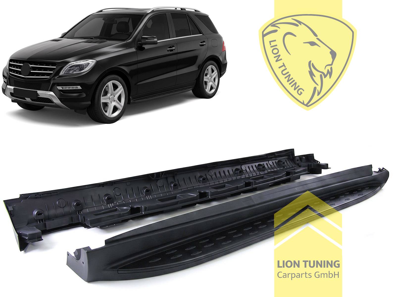 schwarz, Lieferung inkl. Anbaumaterial, Ersatzteile von äquivalenter Qualität für die Besitzer des Fahrzeugs (entspr. EU-Verordnung 46/2010), PP Kunststoff / Aluminium