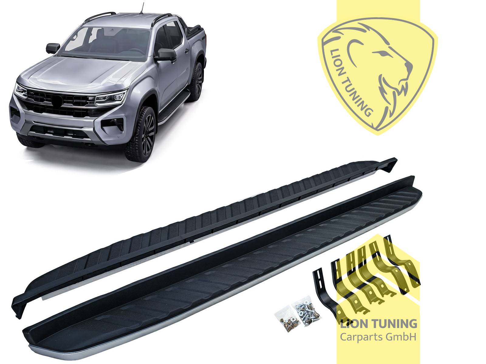 schwarz, Lieferung inkl. Anbaumaterial, Ersatzteile von äquivalenter Qualität für die Besitzer des Fahrzeugs (entspr. EU-Verordnung 46/2010), PP Kunststoff / Aluminium