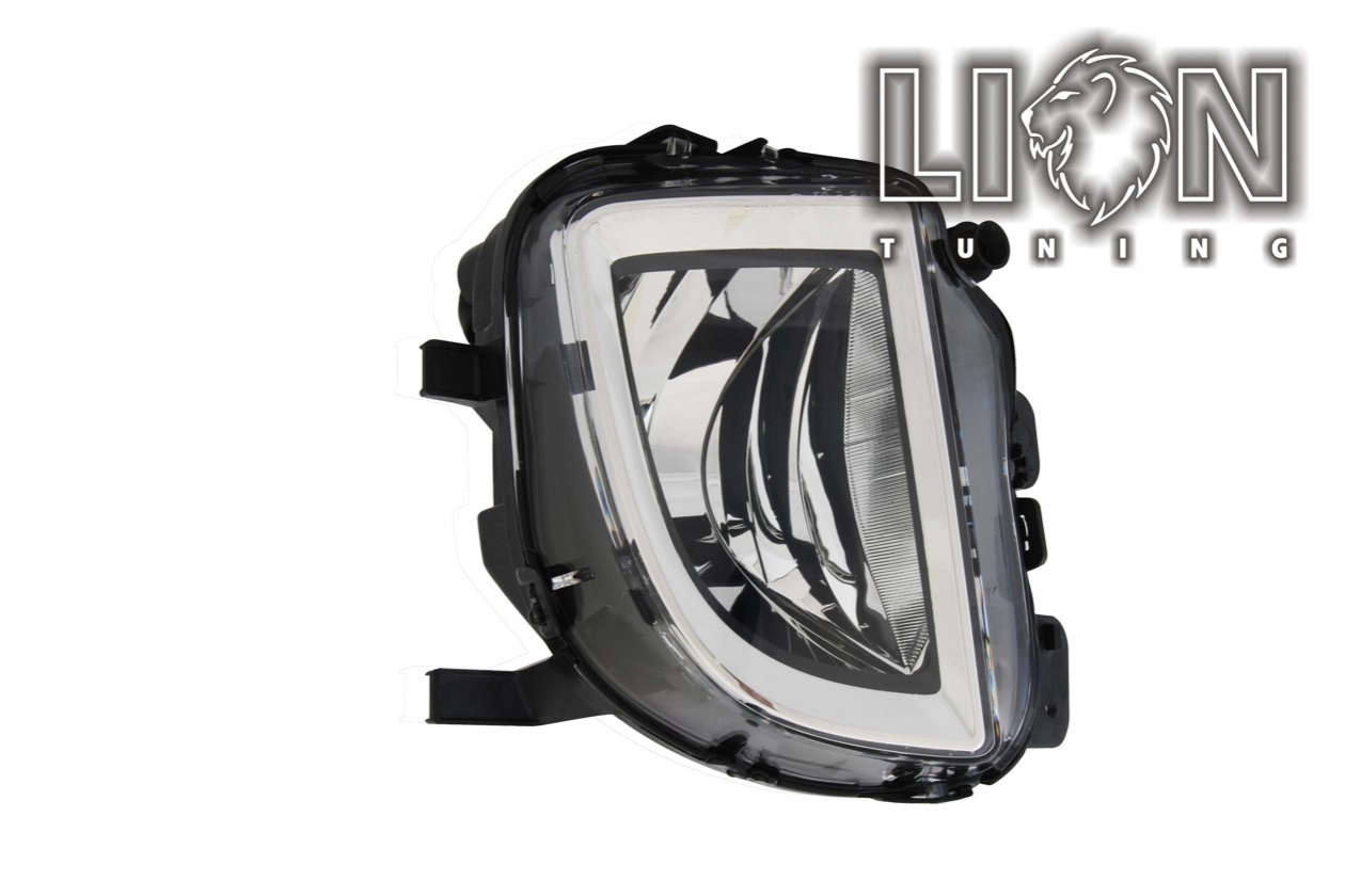 Halogen, nur passend für GTi / GTD Stoßstange, H8, ohne Lampenträger / Leuchtmittel (werden vom Original übernommen), Standard Ausführung, Eintragungsfrei / mit E-Prüfzeichen