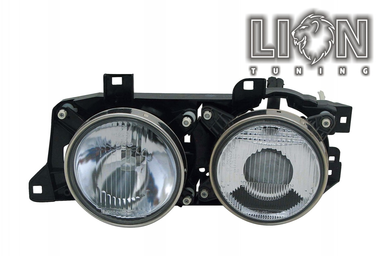 Halogen, Abblendlicht H1 / Fernlicht H1, manuell verstellbar, inkl. Verschlusskappe und Lampenträger, ohne Leuchtmittel, Standard Ausführung, Eintragungsfrei / mit E-Prüfzeichen