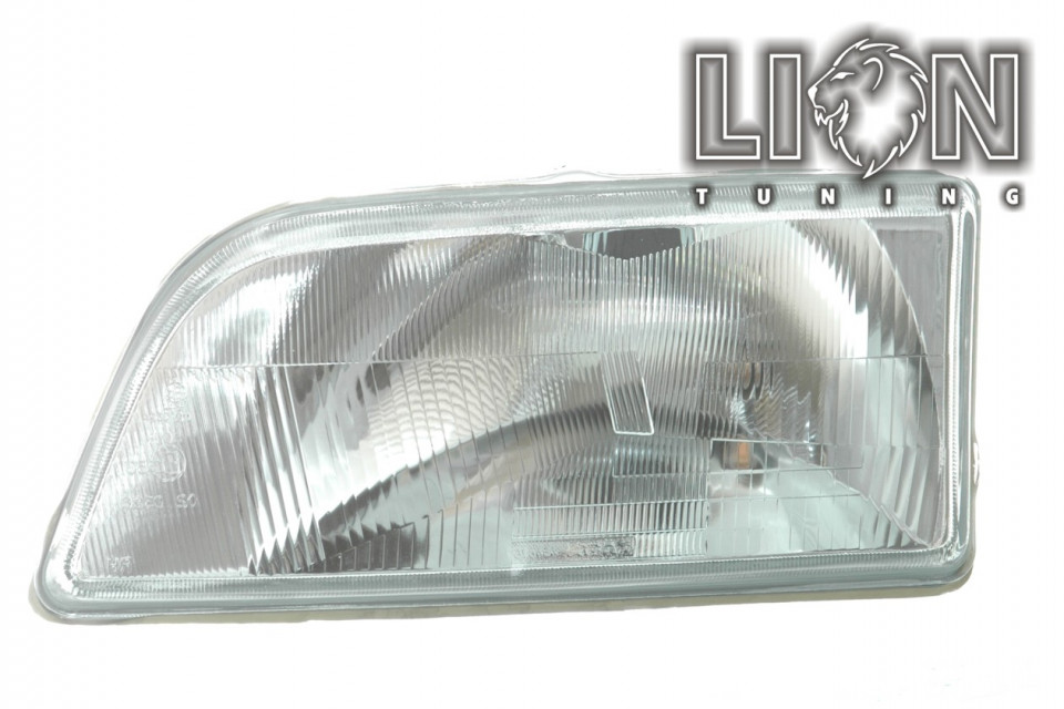 Halogen, Abblendlicht und Fernlicht H4, manuell verstellbar, inkl. Verschlusskappe und Lampenträger, ohne Leuchtmittel, Standard Ausführung, Eintragungsfrei / mit E-Prüfzeichen