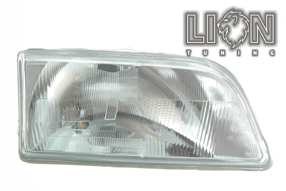 Halogen, Abblendlicht und Fernlicht H4, manuell verstellbar, inkl. Verschlusskappe und Lampenträger, ohne Leuchtmittel, Standard Ausführung, Eintragungsfrei / mit E-Prüfzeichen