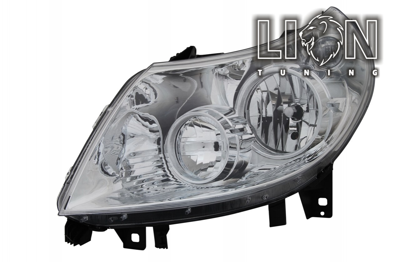 Halogen, Abblendlicht H7 / Fernlicht H1, elektrisch verstellbar - Stellmotor integriert, inkl. Verschlusskappe und Lampenträger, ohne Leuchtmittel, Standard Ausführung, Eintragungsfrei / mit E-Prüfzeichen