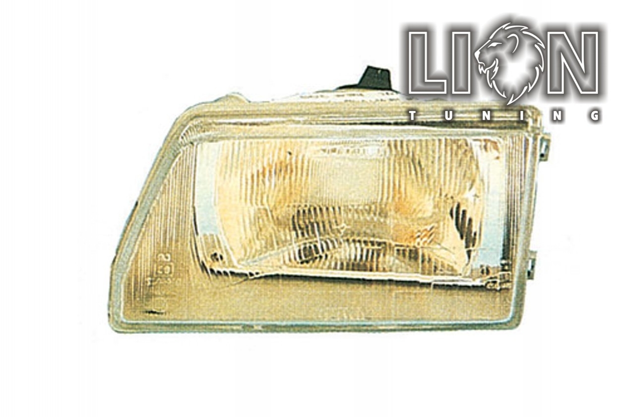 Halogen, Mit Adapter für R2 Birnen (alternativ zu H4 Birnen), Abblendlicht und Fernlicht H4, manuell verstellbar, inkl. Verschlusskappe und Lampenträger, ohne Leuchtmittel, Standard Ausführung, Eintragungsfrei / mit E-Prüfzeichen