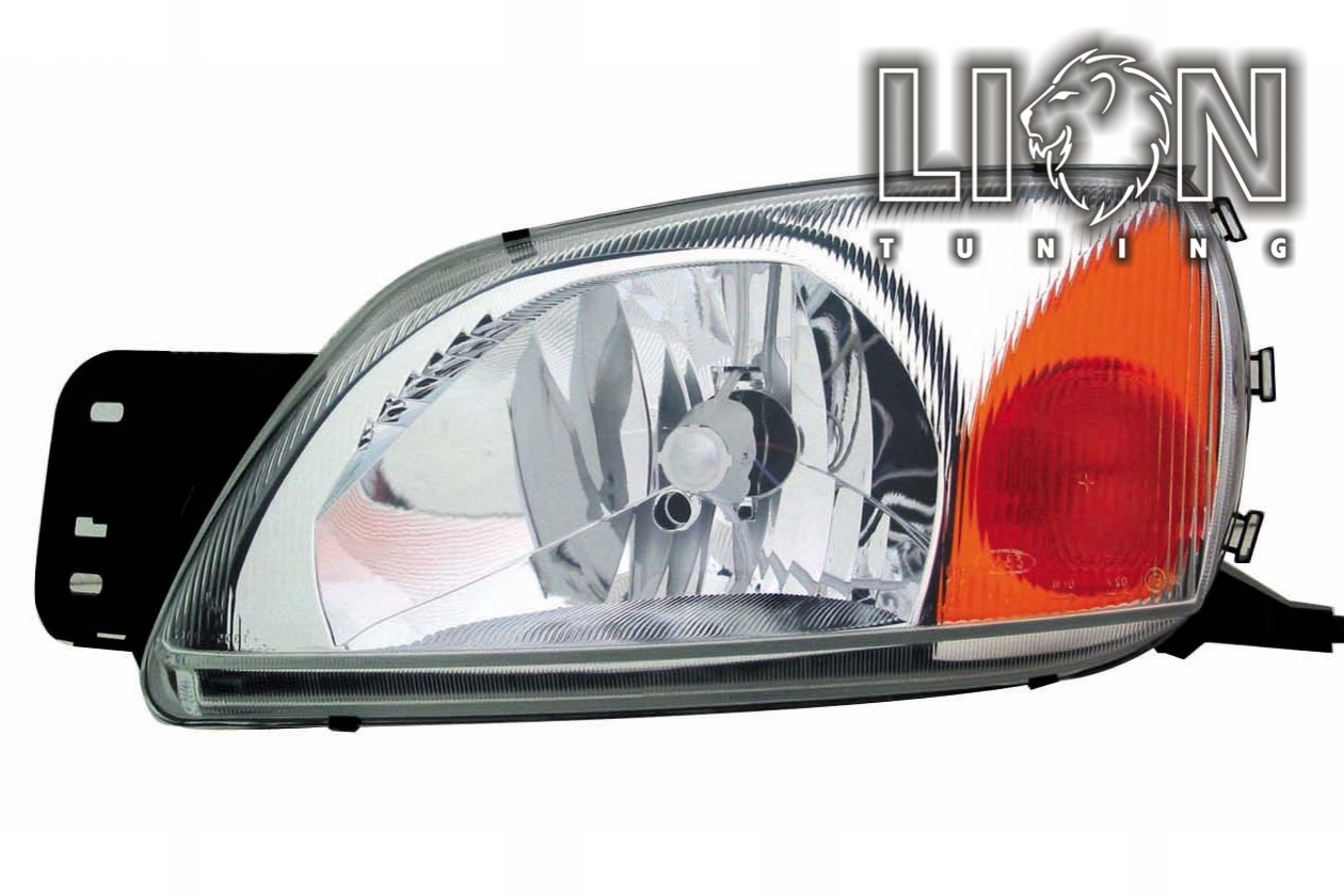 Halogen, Abblendlicht und Fernlicht H4, manuell verstellbar, inkl. Verschlusskappe und Lampenträger, ohne Leuchtmittel, Standard Ausführung, Eintragungsfrei / mit E-Prüfzeichen