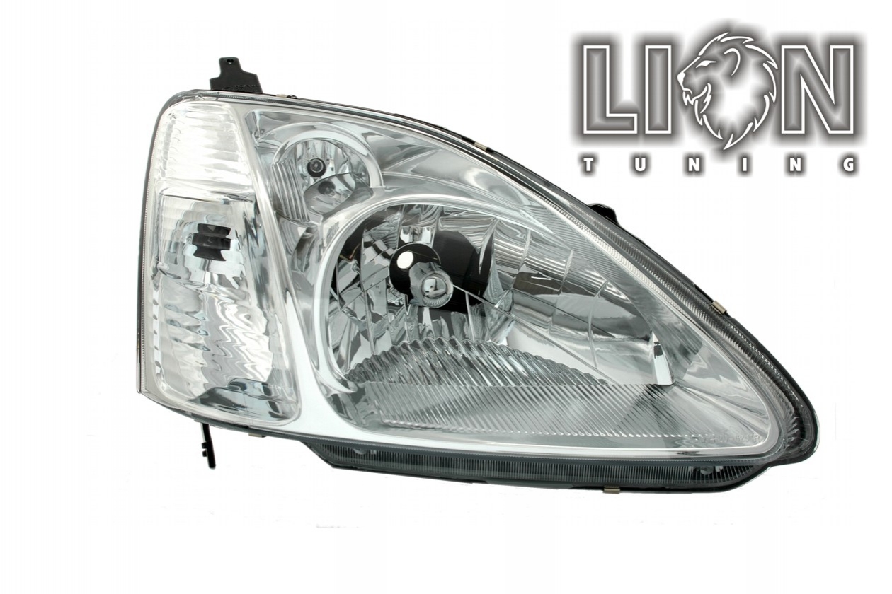 Halogen, Abblendlicht und Fernlicht H4, elektrisch verstellbar - Stellmotor integriert, inkl. Verschlusskappe und Lampenträger, ohne Leuchtmittel, Standard Ausführung, Eintragungsfrei / mit E-Prüfzeichen