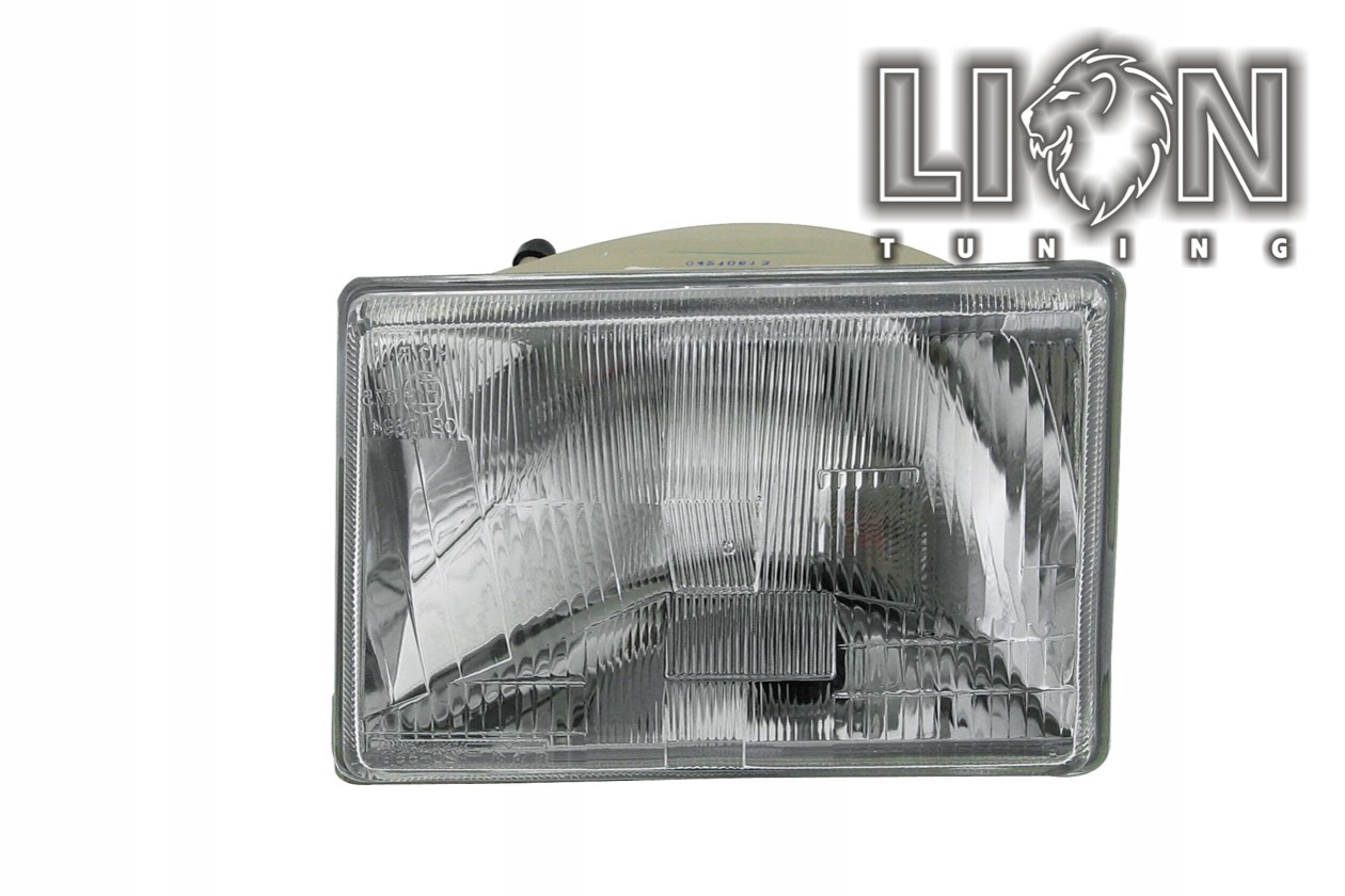 Halogen, Abblendlicht und Fernlicht H4, manuell verstellbar, inkl. Verschlusskappe und Lampenträger, ohne Leuchtmittel, Eintragungsfrei / mit E-Prüfzeichen