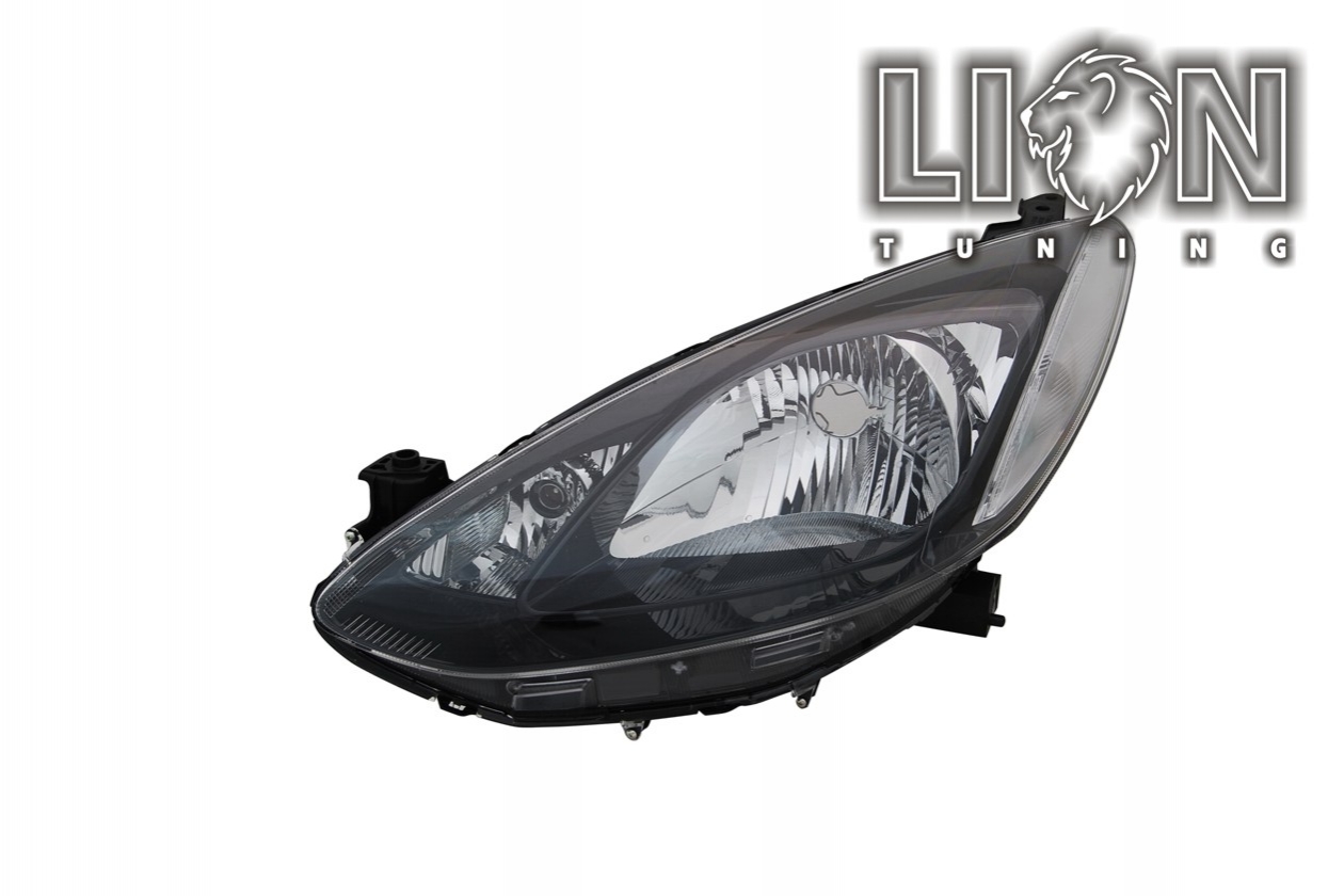 Halogen, Abblendlicht und Fernlicht H4, elektrisch verstellbar - Stellmotor wird vom Original übernommen, inkl. Verschlusskappe und Lampenträger, ohne Leuchtmittel, Eintragungsfrei / mit E-Prüfzeichen