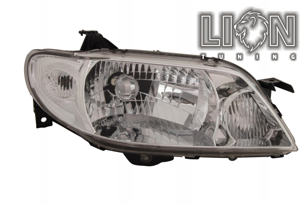 Halogen, Abblendlicht und Fernlicht H4, elektrisch verstellbar - Stellmotor wird vom Original übernommen, inkl. Verschlusskappe und Lampenträger, ohne Leuchtmittel, Eintragungsfrei / mit E-Prüfzeichen