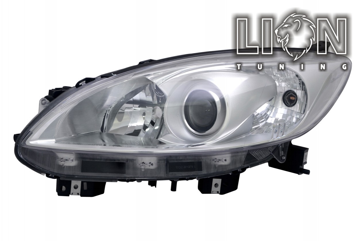 Halogen, Abblendlicht H11 / Fernlicht HB3, elektrisch verstellbar - Stellmotor integriert, inkl. Verschlusskappe und Lampenträger, ohne Leuchtmittel, Eintragungsfrei / mit E-Prüfzeichen