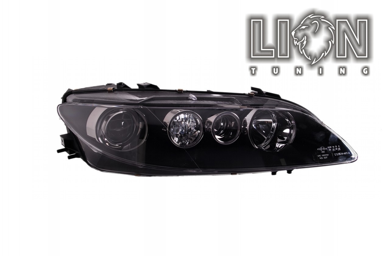 Halogen, Abblendlicht H1 / Fernlicht H1, elektrisch verstellbar - Stellmotor integriert, inkl. Verschlusskappe und Lampenträger, ohne Leuchtmittel, Eintragungsfrei / mit E-Prüfzeichen