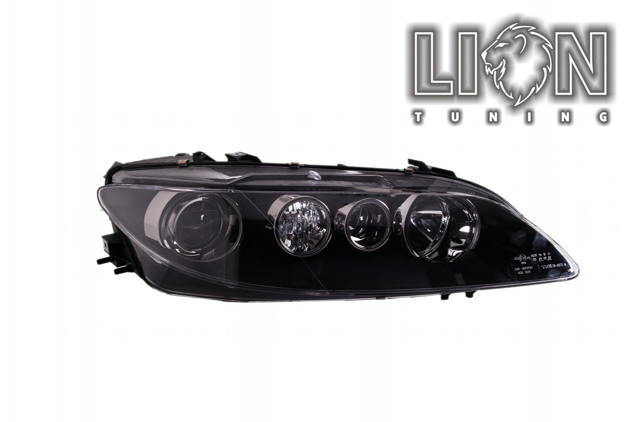 Halogen, mit Nebelscheinwerfer, Abblendlicht H1 / Fernlicht H1 / Nebelscheinwerfer H3, elektrisch verstellbar - Stellmotor integriert, inkl. Verschlusskappe und Lampenträger, ohne Leuchtmittel, Eintragungsfrei / mit E-Prüfzeichen