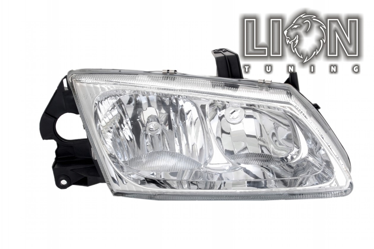 Halogen, Abblendlicht H7 / Fernlicht H1, elektrisch verstellbar - Stellmotor wird vom Original übernommen, inkl. Verschlusskappe und Lampenträger, ohne Leuchtmittel, Standard Ausführung, Eintragungsfrei / mit E-Prüfzeichen