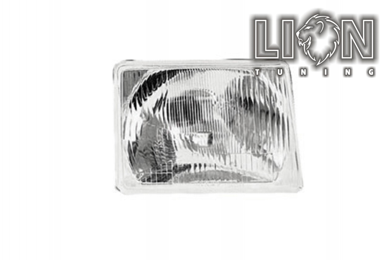 Halogen, Abblendlicht und Fernlicht H4, manuell verstellbar, inkl. Verschlusskappe und Lampenträger, ohne Leuchtmittel, Standard Ausführung, Eintragungsfrei / mit E-Prüfzeichen