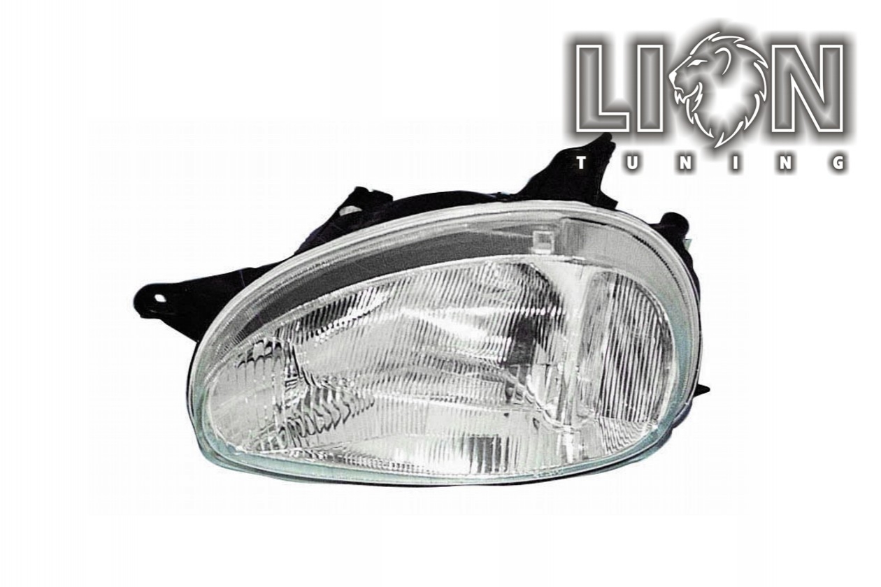 Halogen, Abblendlicht und Fernlicht H4, manuell verstellbar, inkl. Verschlusskappe und Lampenträger, ohne Leuchtmittel, Eintragungsfrei / mit E-Prüfzeichen