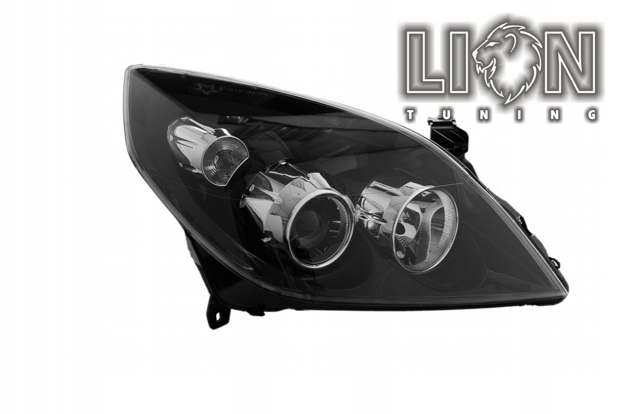 Halogen, Abblendlicht H7 / Fernlicht H1, elektrisch verstellbar - Stellmotor integriert, inkl. Verschlusskappe und Lampenträger, ohne Leuchtmittel, Standard Ausführung, Eintragungsfrei / mit E-Prüfzeichen