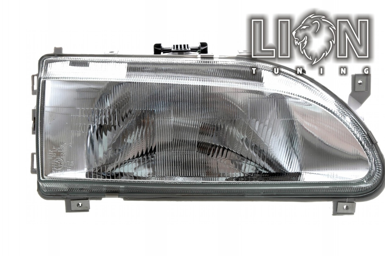 Halogen, Abblendlicht und Fernlicht H4, manuell und elektrisch verst - Motor wird vom Original übernommen, inkl. Verschlusskappe und Lampenträger, ohne Leuchtmittel, Eintragungsfrei / mit E-Prüfzeichen