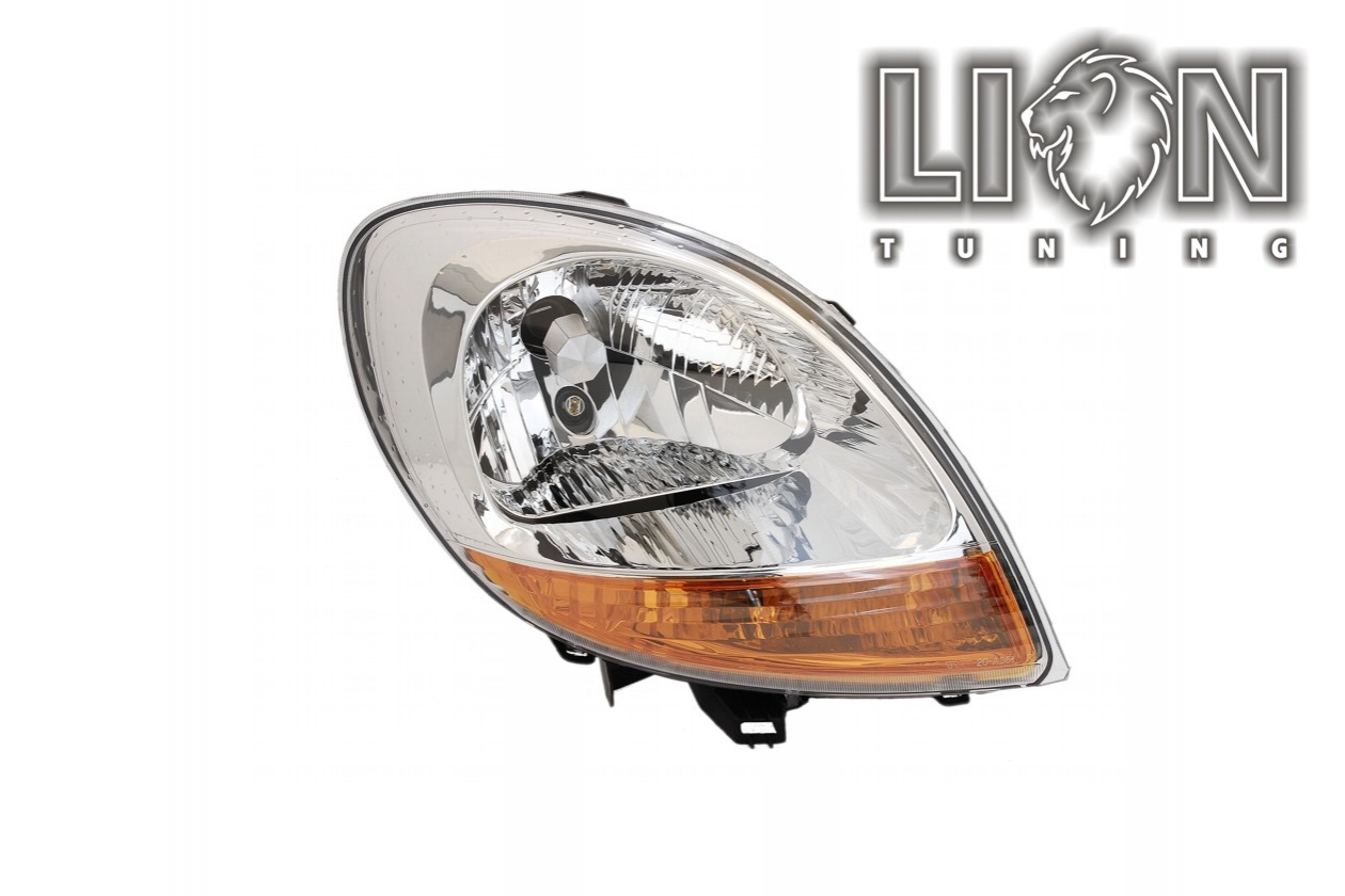 Halogen, Abblendlicht und Fernlicht H4, elektrisch verstellbar - Stellmotor wird vom Original übernommen, inkl. Verschlusskappe und Lampenträger, ohne Leuchtmittel, Eintragungsfrei / mit E-Prüfzeichen