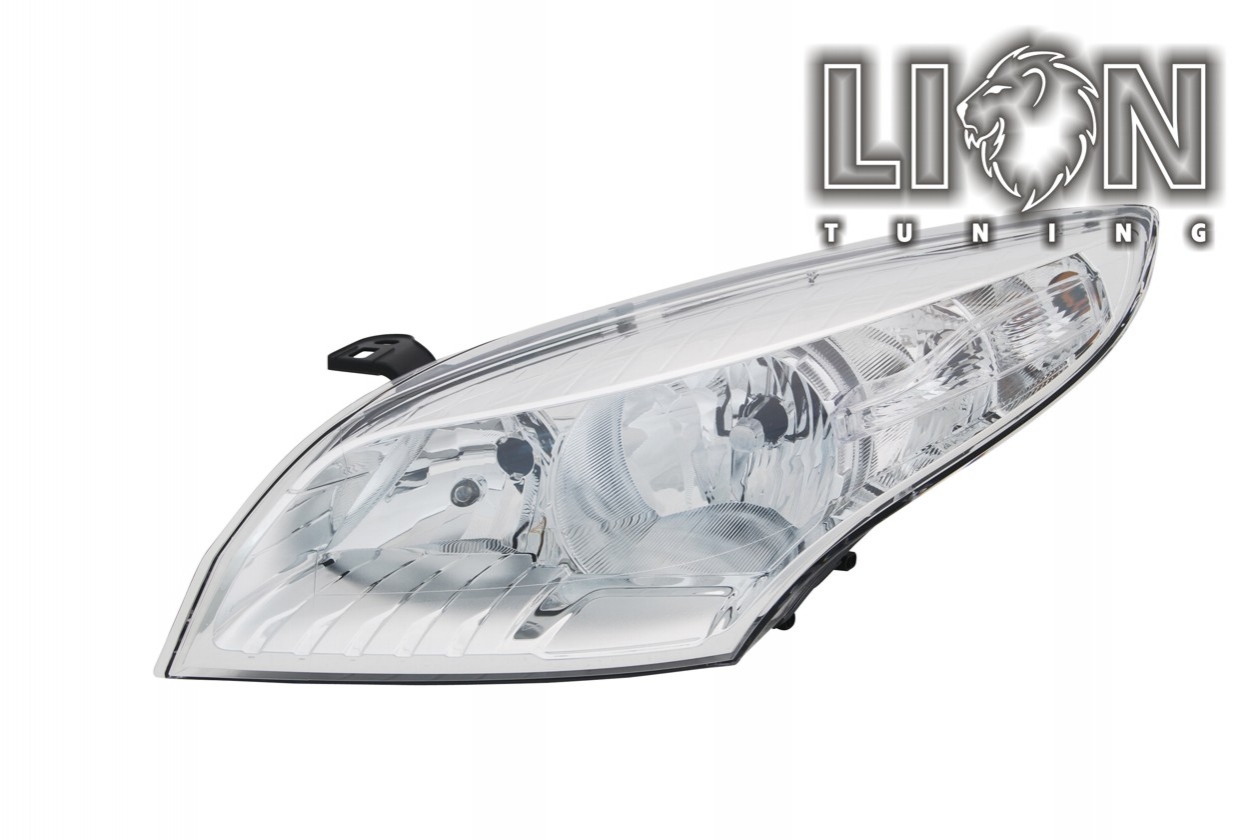 Halogen, mit Tagfahrlicht, Abblendlicht H7 / Fernlicht H7 / Tagfahrlicht P21W, elektrisch verstellbar - Stellmotor integriert, inkl. Verschlusskappe und Lampenträger, ohne Leuchtmittel, Standard Ausführung, Eintragungsfrei / mit E-Prüfzeichen