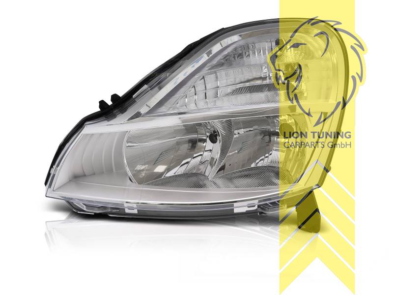 Halogen, Abblendlicht H7 / Fernlicht H1, elektrisch verstellbar - Stellmotor wird vom Original übernommen, inkl. Verschlusskappe und Lampenträger, ohne Leuchtmittel, Standard Ausführung, Eintragungsfrei / mit E-Prüfzeichen