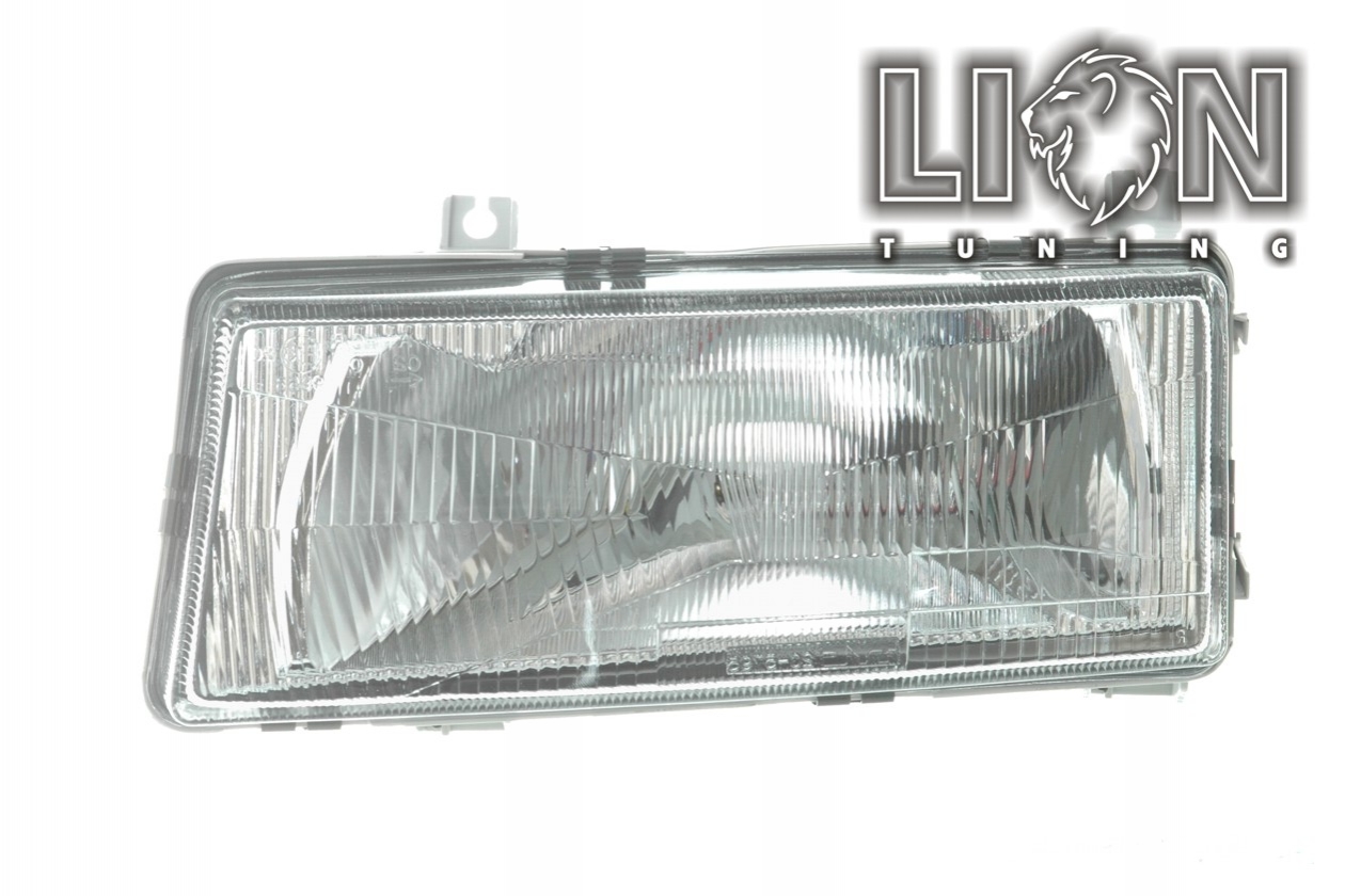 Halogen, Abblendlicht und Fernlicht H4, elektrisch verstellbar - Stellmotor wird vom Original übernommen, inkl. Verschlusskappe und Lampenträger, ohne Leuchtmittel, Standard Ausführung, Eintragungsfrei / mit E-Prüfzeichen