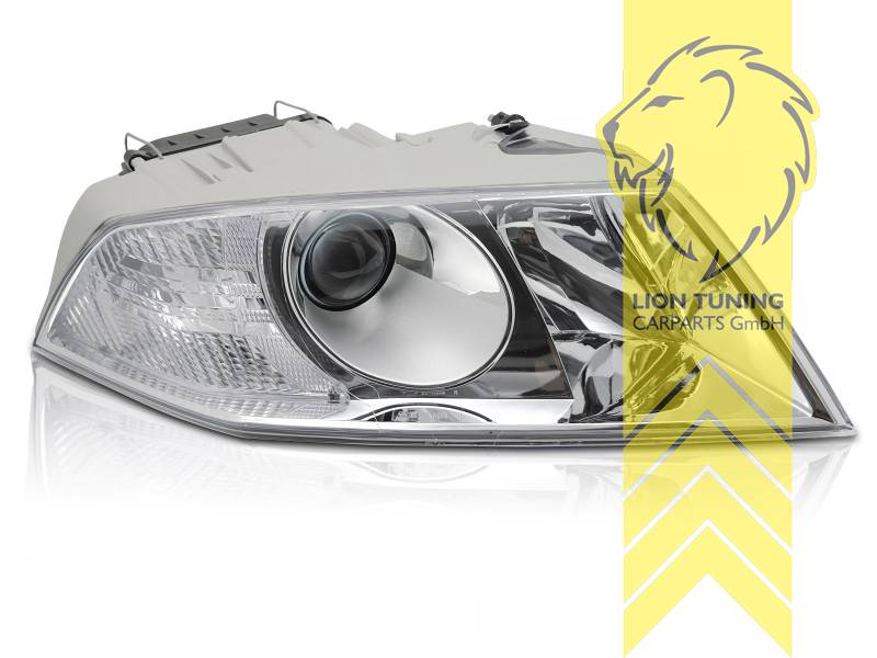 Xenon, HID, Abblendlicht D1S / Fernlicht H1, elektrisch verstellbar - Stellmotor integriert, inkl. Verschlusskappe und Lampenträger, ohne Leuchtmittel, Standard Ausführung, Eintragungsfrei / mit E-Prüfzeichen