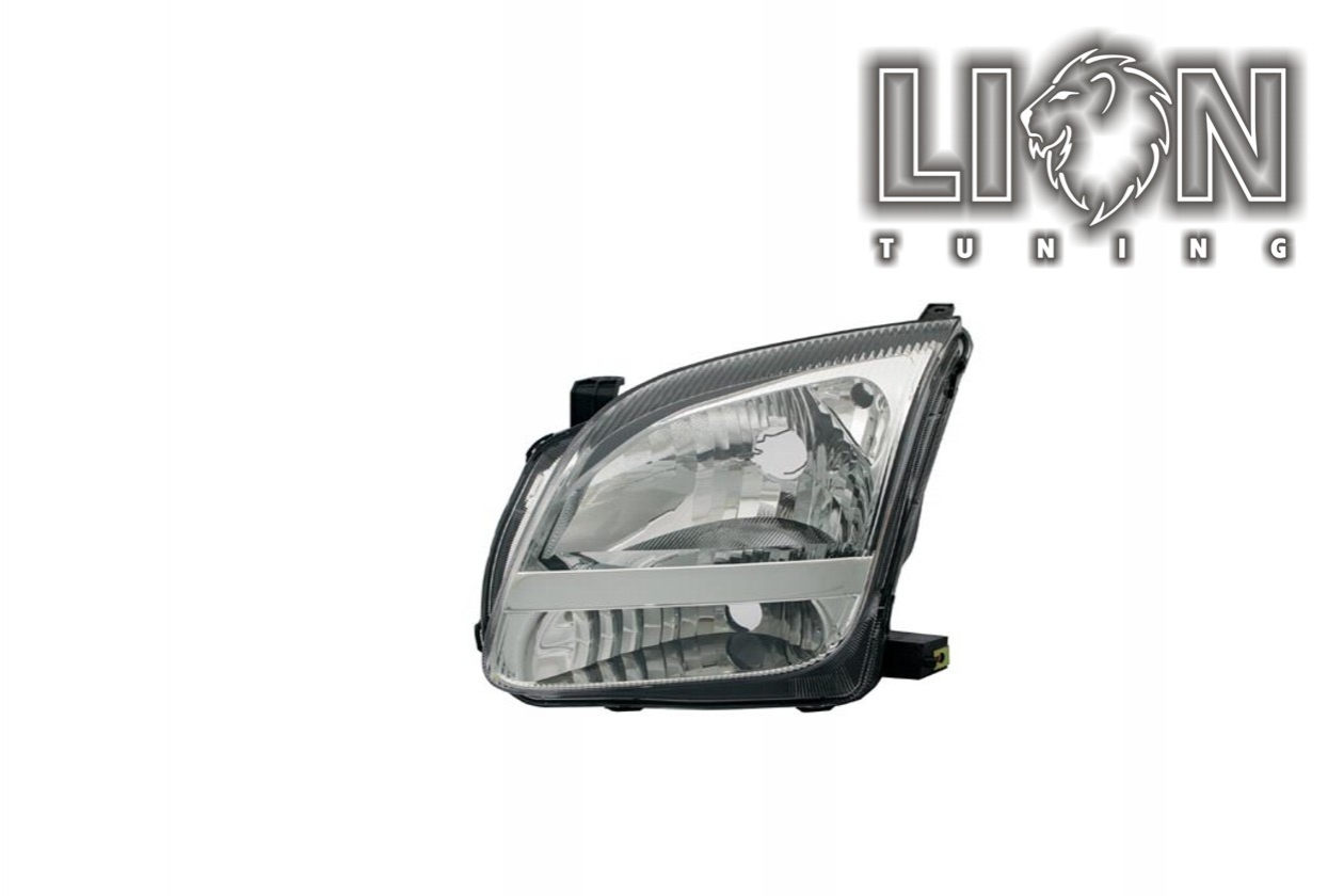 Halogen, Abblendlicht und Fernlicht H4, elektrisch verstellbar - Stellmotor wird vom Original übernommen, inkl. Verschlusskappe und Lampenträger, ohne Leuchtmittel, Standard Ausführung, Eintragungsfrei / mit E-Prüfzeichen