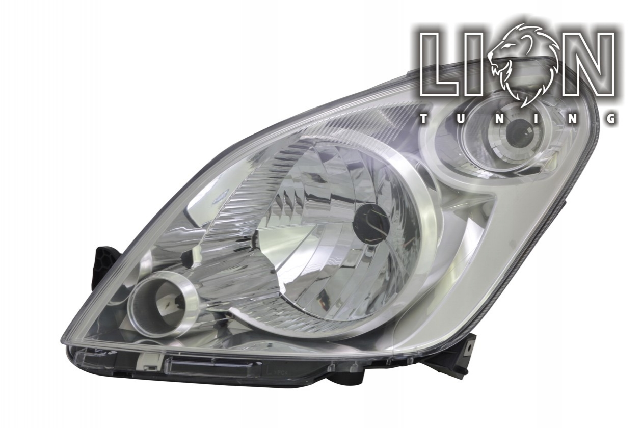 Halogen, Abblendlicht und Fernlicht H4, elektrisch verstellbar - Stellmotor integriert, inkl. Verschlusskappe und Lampenträger, ohne Leuchtmittel, Standard Ausführung, Eintragungsfrei / mit E-Prüfzeichen